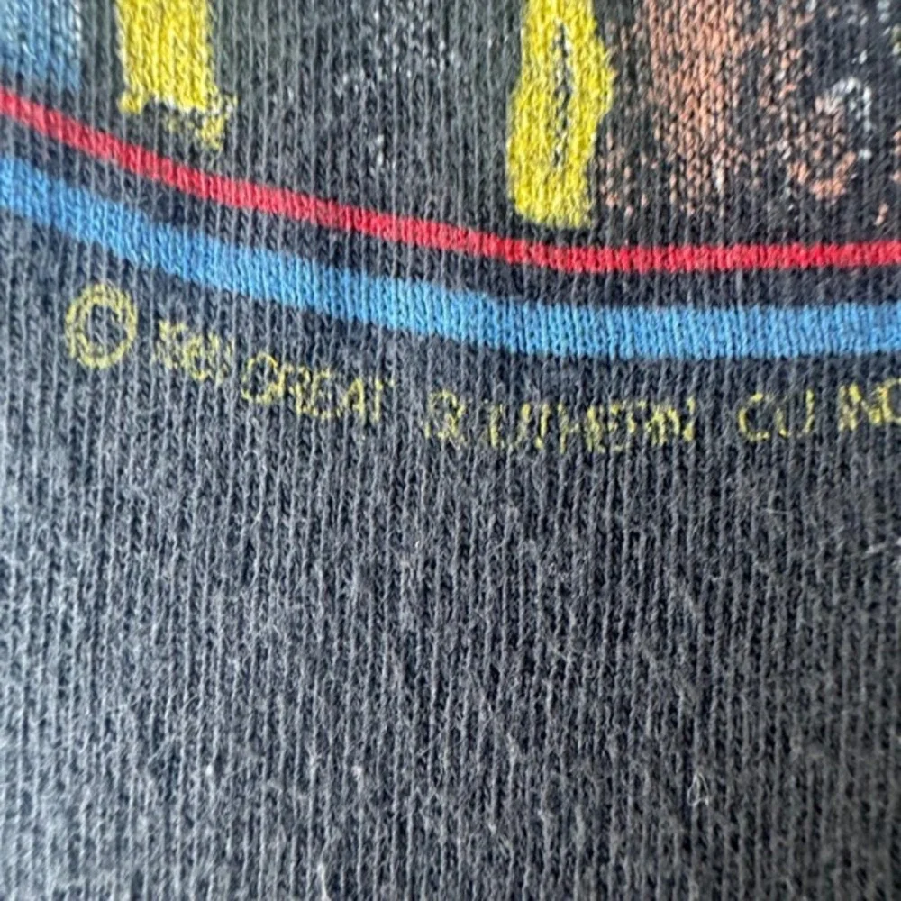 1981 Iron Maiden Killers Tour‎ Tee M Screen Stars VTG Metal Eddie Single Stitch